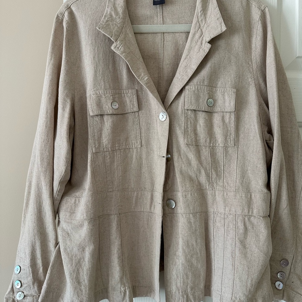 LADIES VAN HEUSEN LINEN JACKET